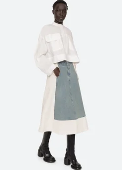 New Sea New York Liam Skirt Blue