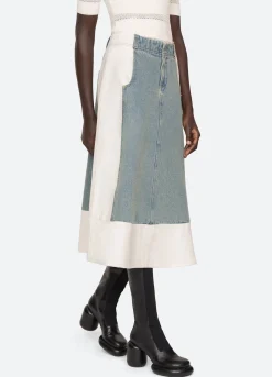 New Sea New York Liam Skirt Blue