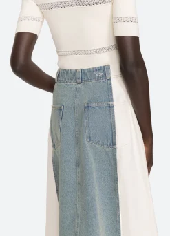 New Sea New York Liam Skirt Blue