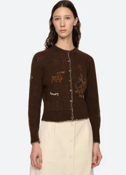 Online Sea New York Martha Cardigan Brown