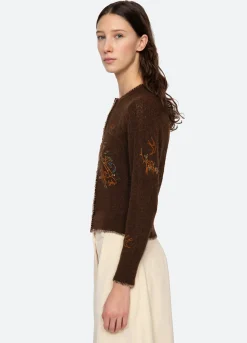 Online Sea New York Martha Cardigan Brown