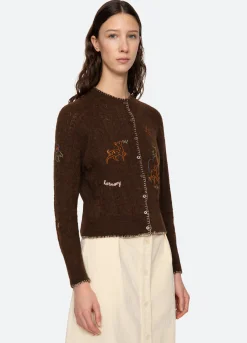Online Sea New York Martha Cardigan Brown