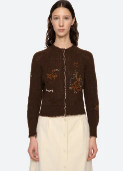 Online Sea New York Martha Cardigan Brown