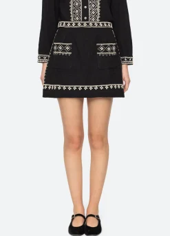 Online Sea New York Mille Skirt Black