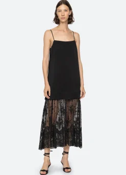 Best Sea New York Noa Slip Dress Black