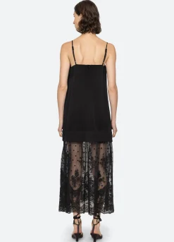 Best Sea New York Noa Slip Dress Black
