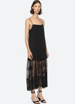 Best Sea New York Noa Slip Dress Black