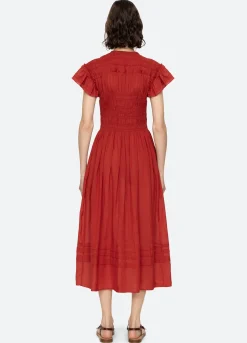 Hot Sea New York Nomi S/S Dress Paprika