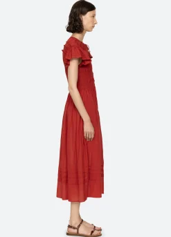 Hot Sea New York Nomi S/S Dress Paprika