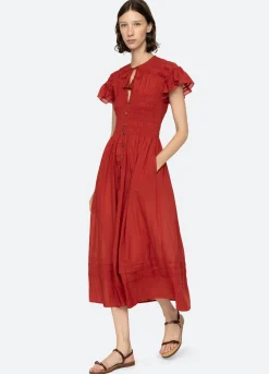 Hot Sea New York Nomi S/S Dress Paprika