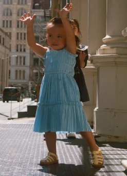 New Sea New York Parcie Kids Dress Sky