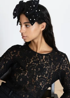 Best Sea New York Pearl Headband Black