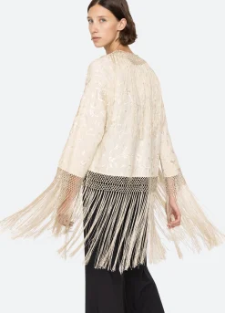 Sale Sea New York Priscilla Shawl Cream