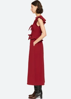 Best Sea New York Regina Dress Red