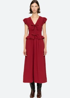Best Sea New York Regina Dress Red