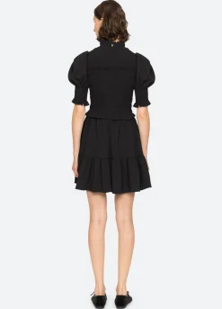 Hot Sea New York Regina Mini Dress Black