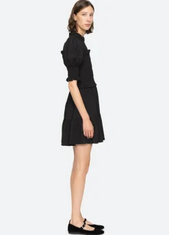 Hot Sea New York Regina Mini Dress Black