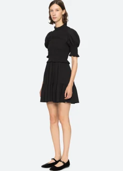 Hot Sea New York Regina Mini Dress Black