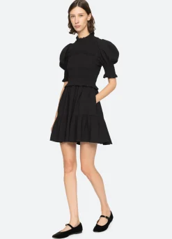 Hot Sea New York Regina Mini Dress Black