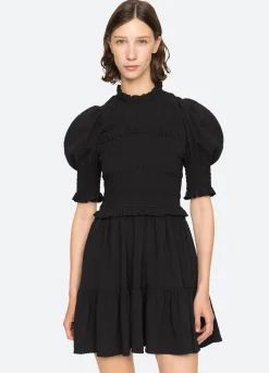 Hot Sea New York Regina Mini Dress Black