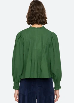 Hot Sea New York Renata L/S Top Emerald