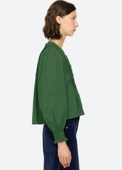 Hot Sea New York Renata L/S Top Emerald