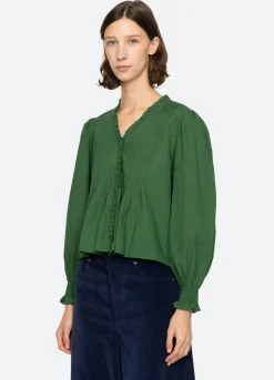Hot Sea New York Renata L/S Top Emerald