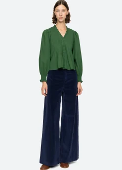 Hot Sea New York Renata L/S Top Emerald