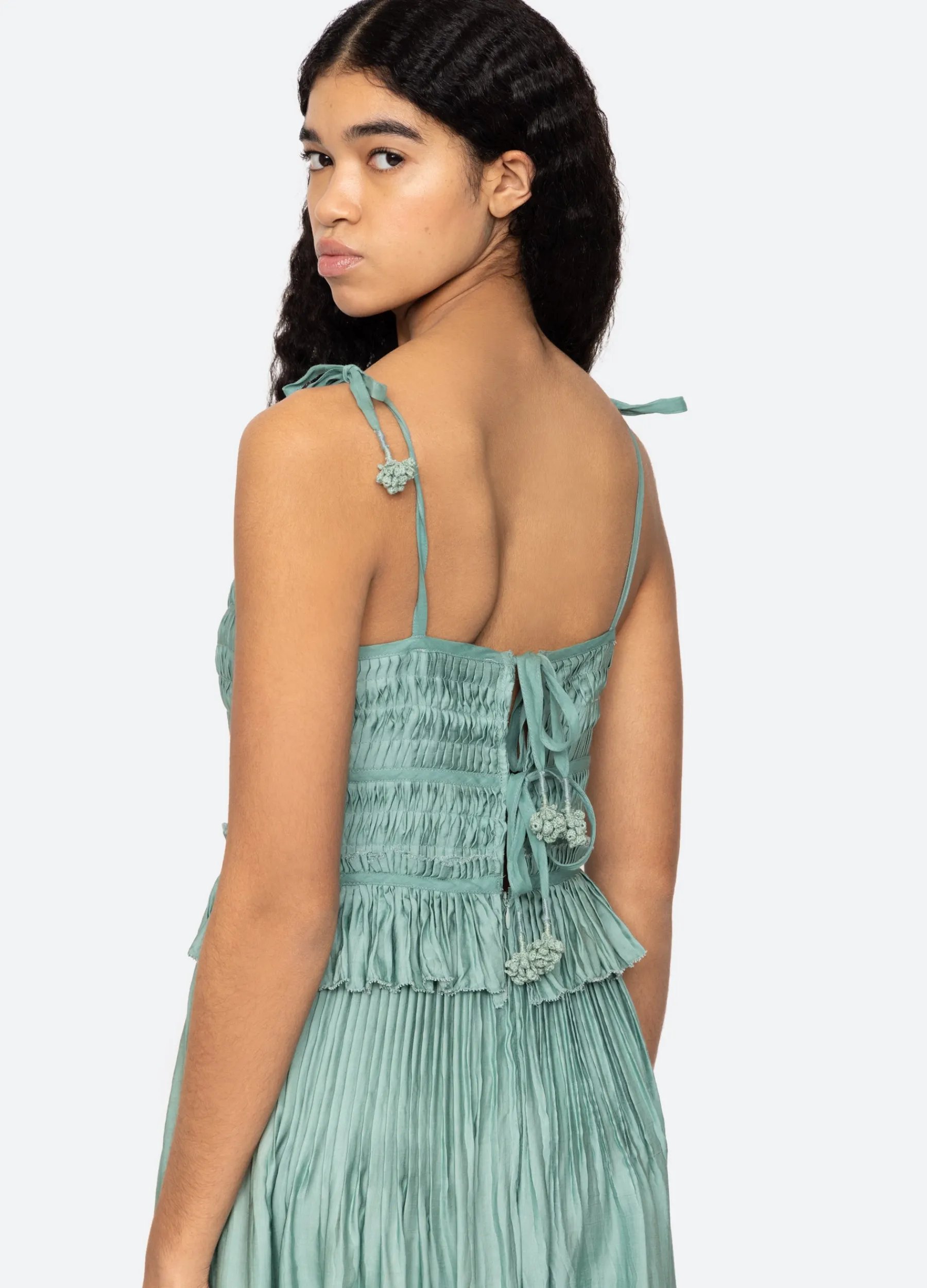 Discount Sea New York Risa Dress Sage
