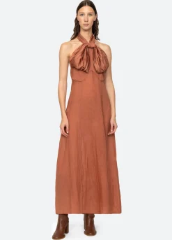 Clearance Sea New York Risa Halter Dress
