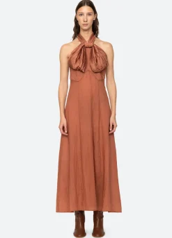 Clearance Sea New York Risa Halter Dress