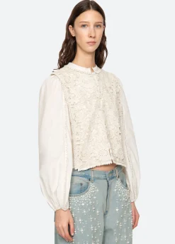 New Sea New York Sabine Top Cream