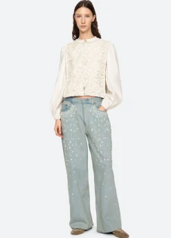 New Sea New York Sabine Top Cream