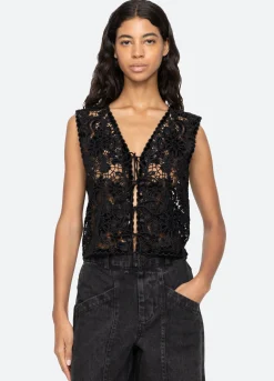 Best Sea New York Sabine Vest Black