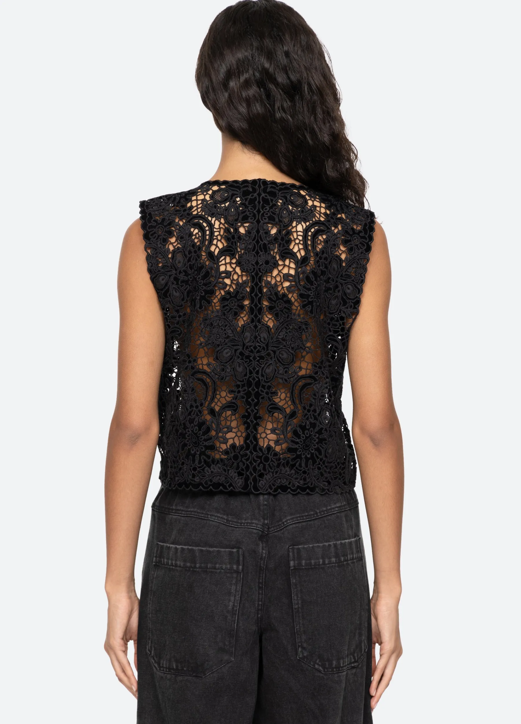 Best Sea New York Sabine Vest Black