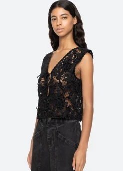 Best Sea New York Sabine Vest Black