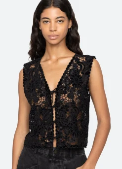 Best Sea New York Sabine Vest Black