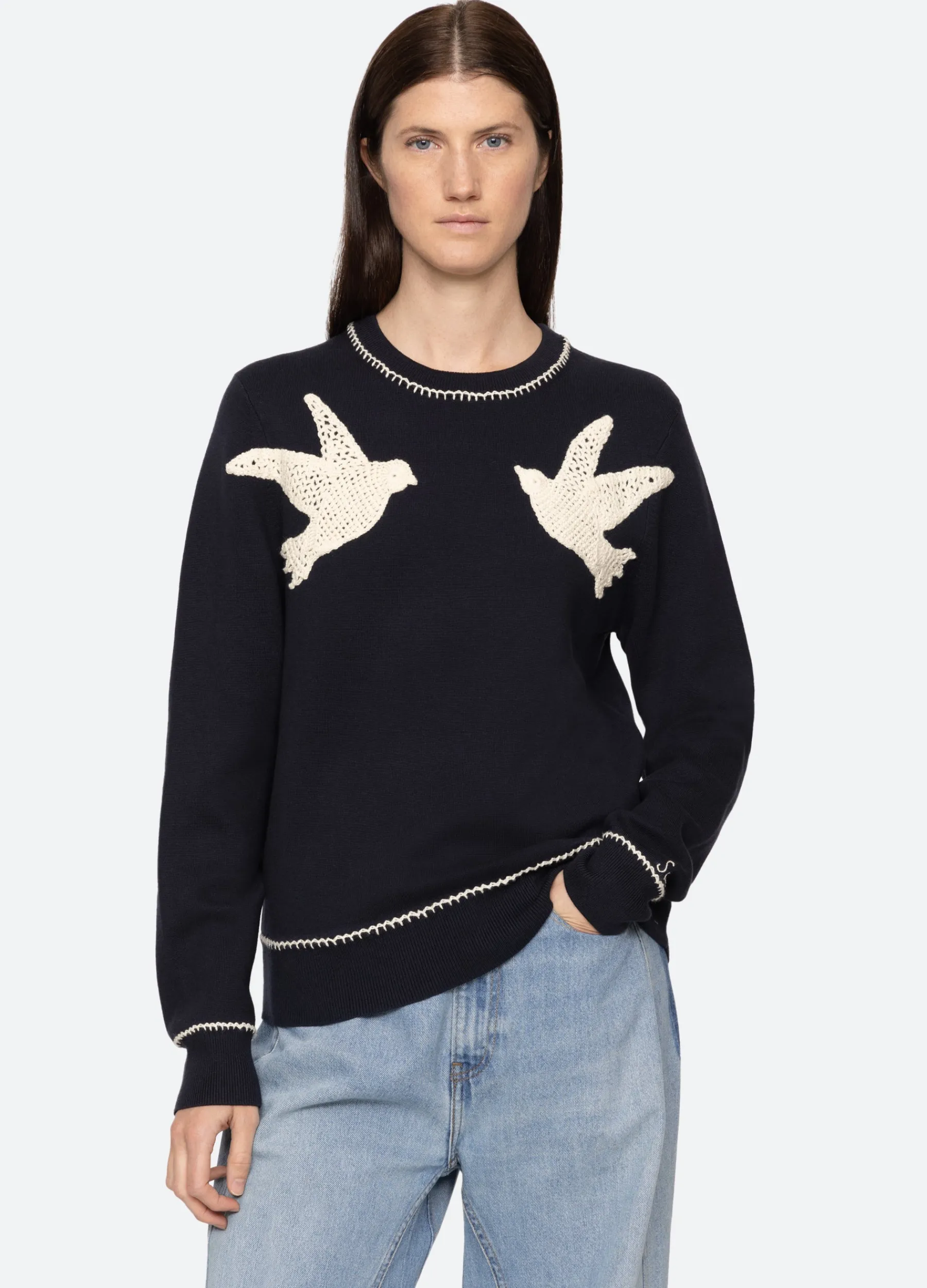 Hot Sea New York Sally Sweater Navy