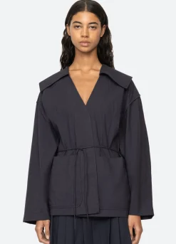 Fashion Sea New York Samaka Top Navy