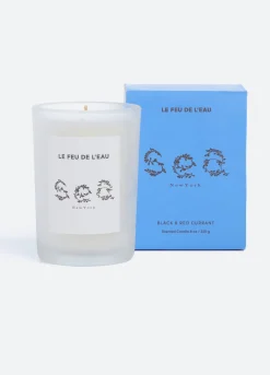 Clearance Sea New York Sea Candle White