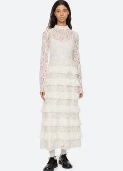 Outlet Sea New York Seraphina Dress Cream