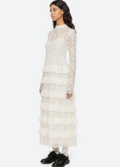 Outlet Sea New York Seraphina Dress Cream