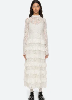 Outlet Sea New York Seraphina Dress Cream