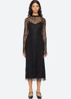 Clearance Sea New York Seraphina L/S Dress Black