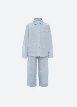 Clearance Sea New York Sheep Kids PJ Set Sky