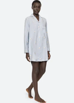 New Sea New York Sheep Night Shirt Sky