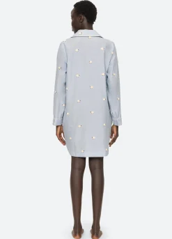New Sea New York Sheep Night Shirt Sky