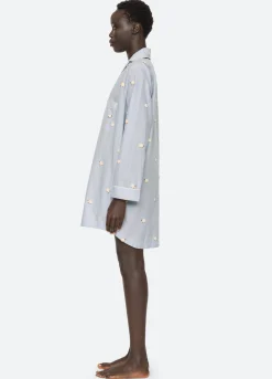 New Sea New York Sheep Night Shirt Sky