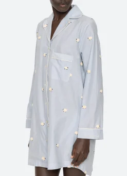 New Sea New York Sheep Night Shirt Sky