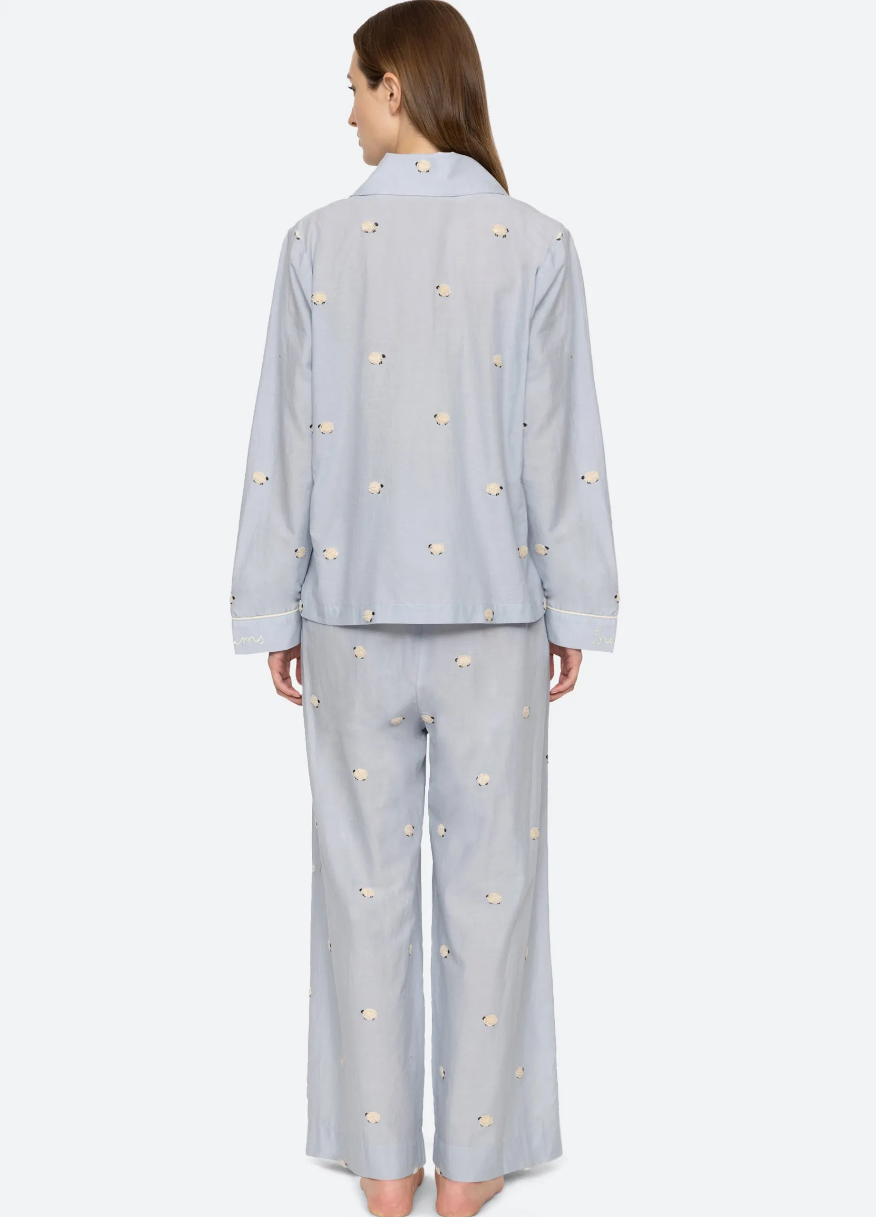 Fashion Sea New York Sheep PJ Set Sky